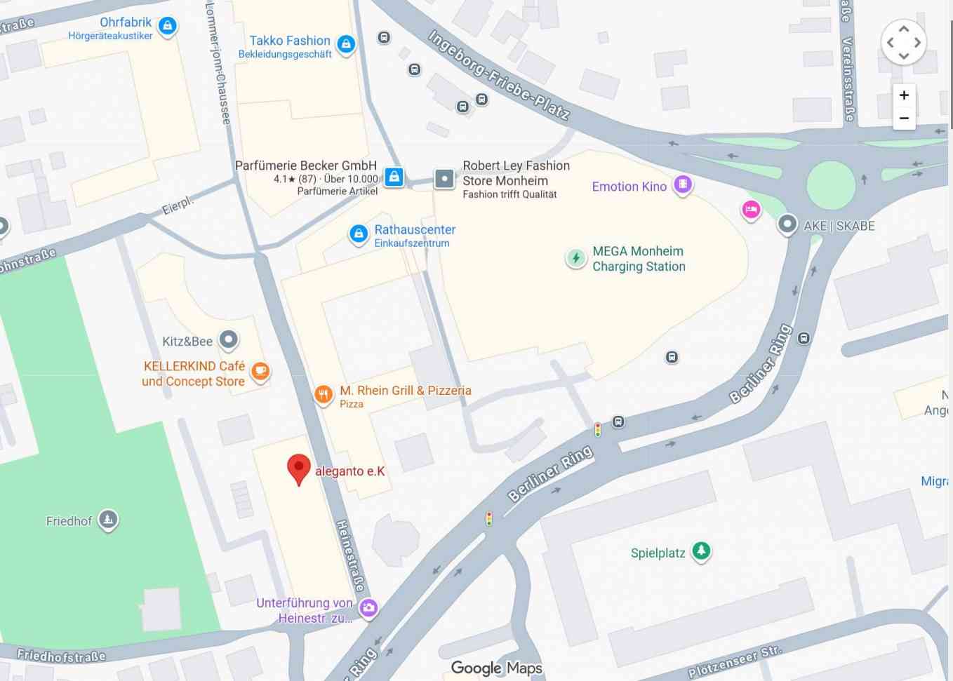 Google-Maps---aleganto-Standort